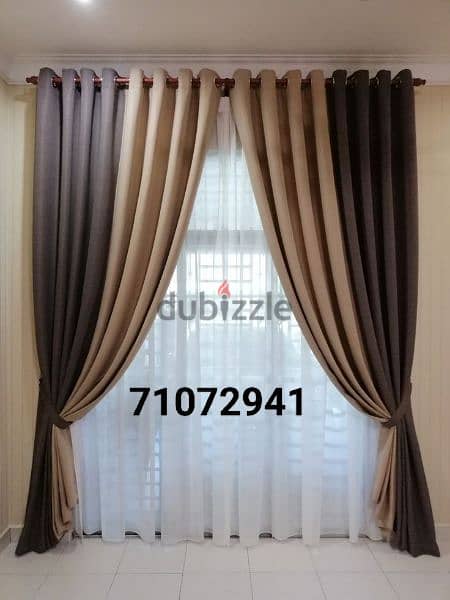 We Make All kinds of New Curtains " Roller " Blackout and fitting 0