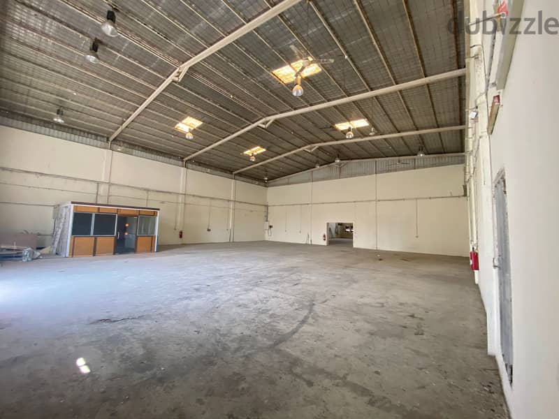 3000 Steel Workshop / Garage with 20 Room For Rent 2