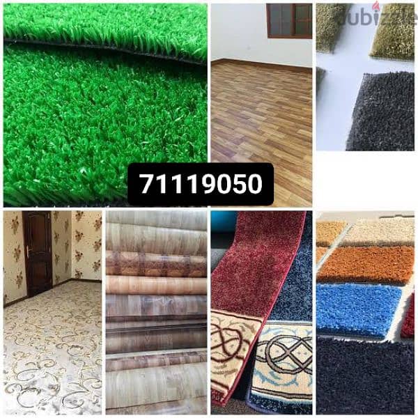 Artificial grass carpet,upholstery selling and Fitting anywhere Qatar 0