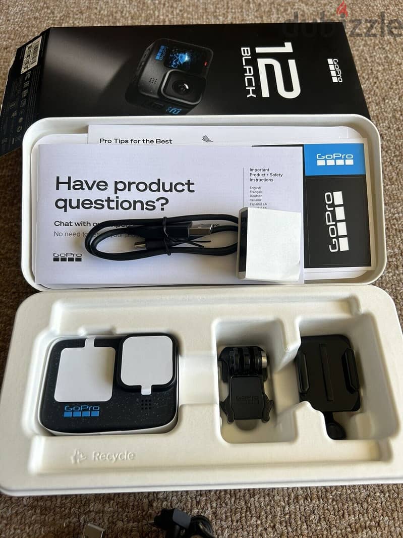 Gopro Hero 12 Black 5.3k Action Camera 1