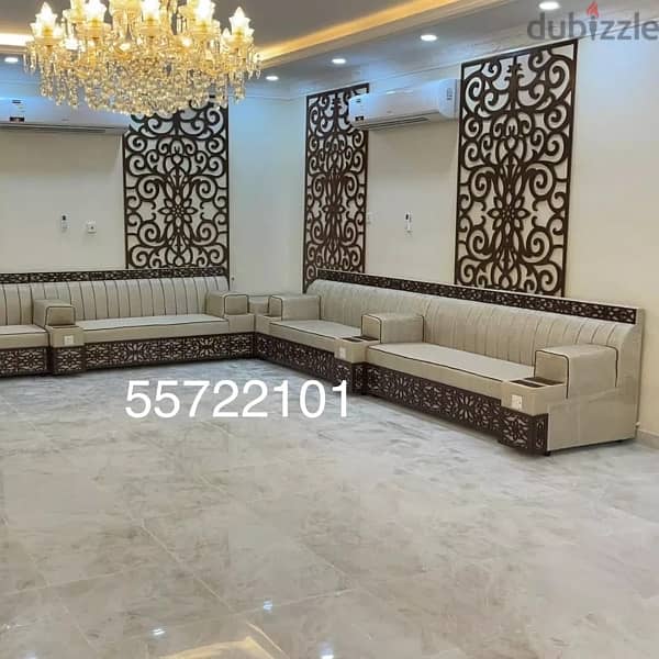 Call &W: 55722101 Make New Arabic Majlis, Sofa set 12