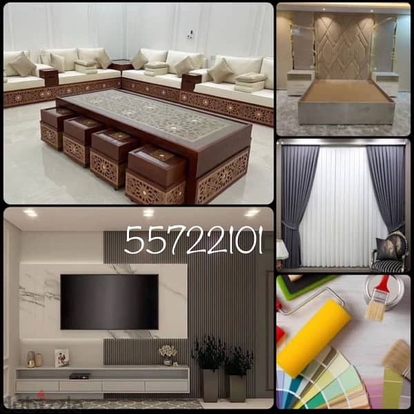 Call &W: 55722101 Make New Arabic Majlis, Sofa set 1