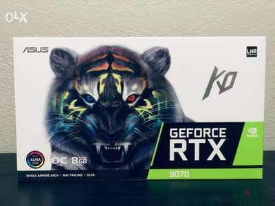 NEW ASUS KO GeForce RTX 3070 V2 8G OC LHR KO-RTX3070-O8G-V2-