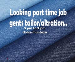 Looking part time job gents tailor/altrations . . etc. Indian. 0