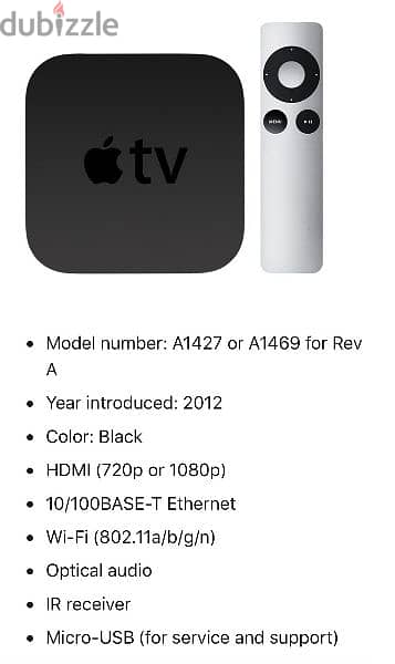 Apple Tv 3rd genarations 1