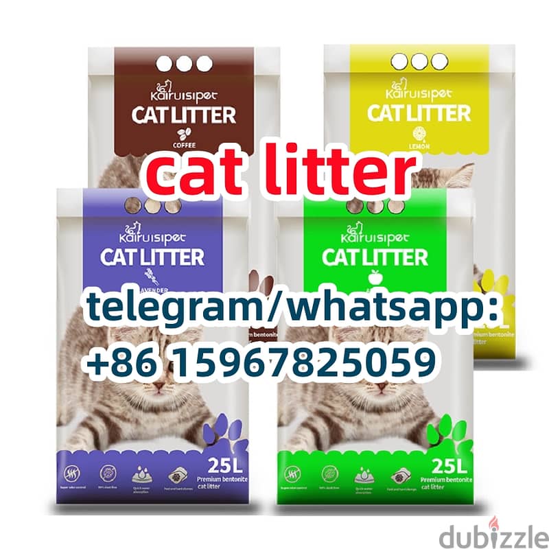 Cat Litter Flushable Bentonite Cat Litter Tofu Cat litter kitty litter 0