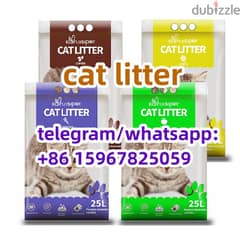 Cat Litter Bentonite Cat Litter Flushable Tofu Cat litter kitty litter 0