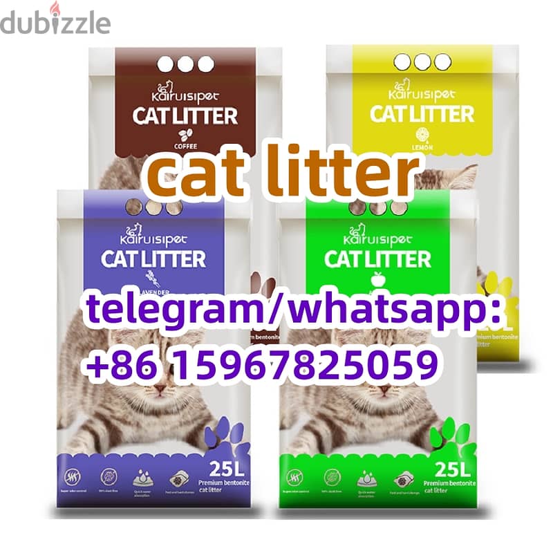 Cat Litter Bentonite Cat Litter Safe Non ToxicTofu Cat litter 0