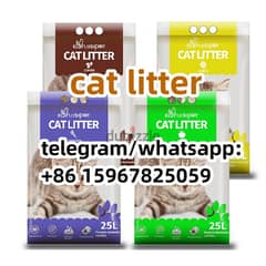 Cat Litter Bentonite Cat Litter Tofu Cat litter Safe Non Toxic 0