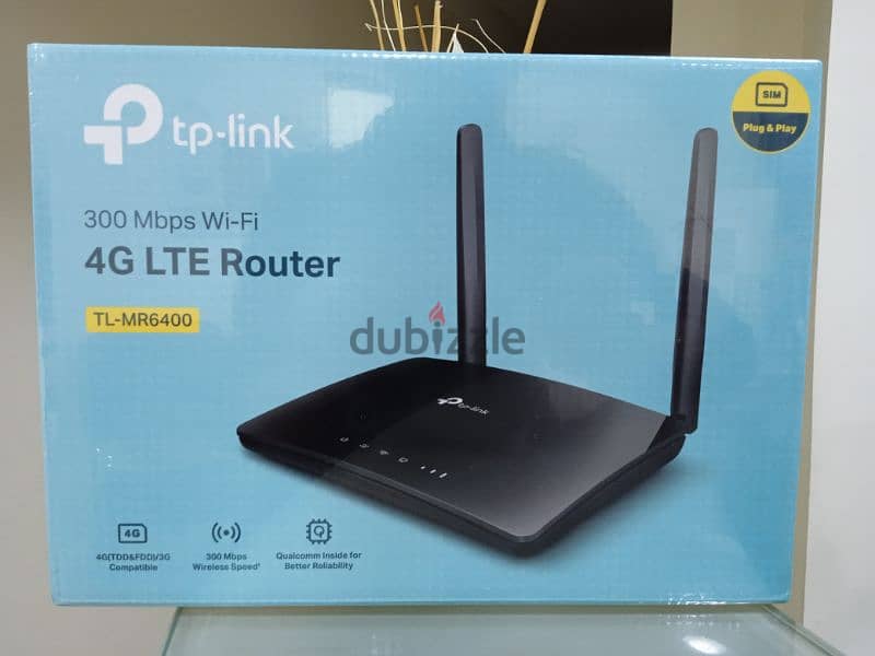 TP-Link 300 Mbps Wi-Fi 4G LTE Router 0