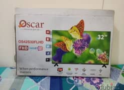 Oscar 32 inch TV and Airtel Receiver for sale 0
