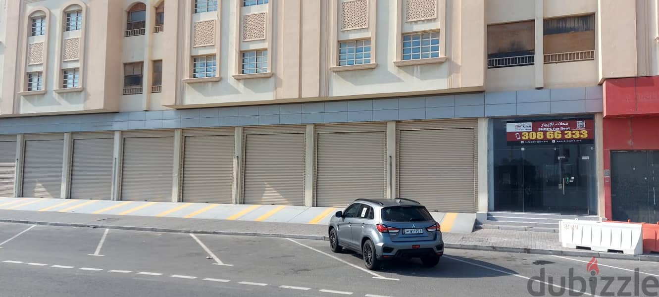 For rent shops on the main street in Al Wakra directly metro 0
