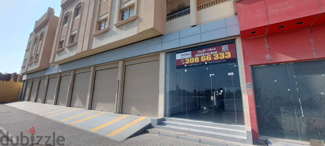 For rent shops on the main street in Al Wakra directly metro 1