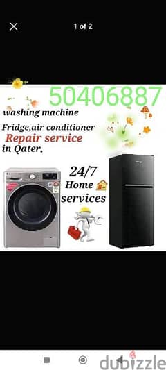 Washing machine fridge repair