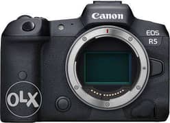 Canon Full Frame Mirrorless EOS R5 Mirrorless Camera Body (Black) 0