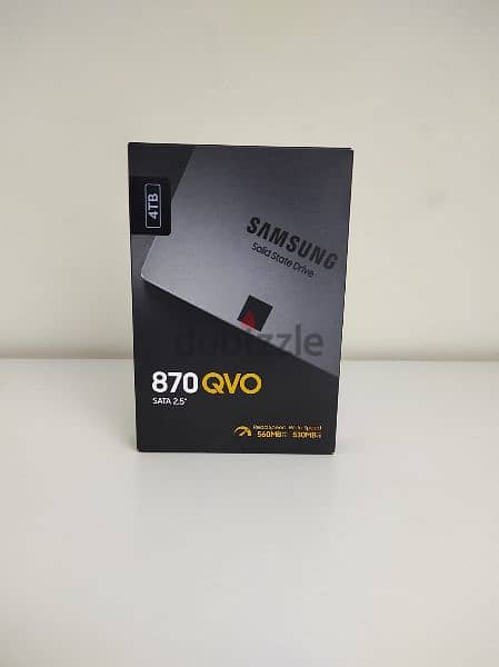 4 TB SSD 
(solid state drive)
Samsung Brand 
SATA 2.5"

Free Delivery 1