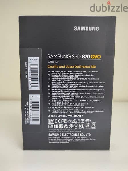 4 TB SSD 
(solid state drive)
Samsung Brand 
SATA 2.5"

Free Delivery 3