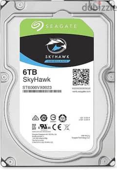 6TB HDD Seagate Skyhawk 
SURVEILLANCE HARD DISK 0