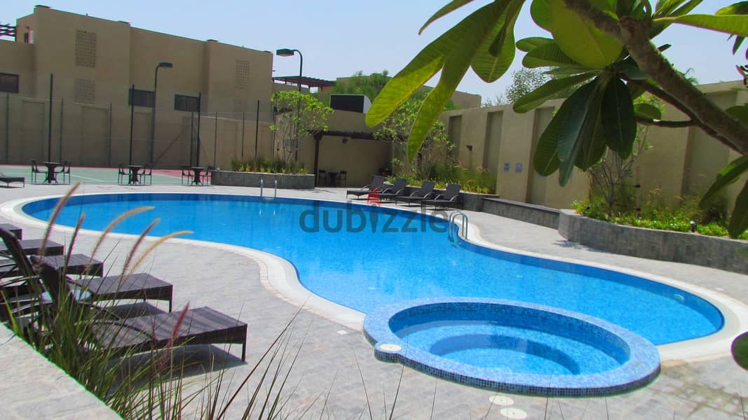 3-bed S/F compound apartment with facilities in Al Waab 17