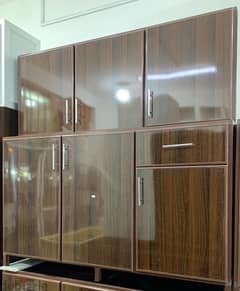 aluminum kitchen cabinet new make and sale خزانة مطبخ ألمنيوم جديدة