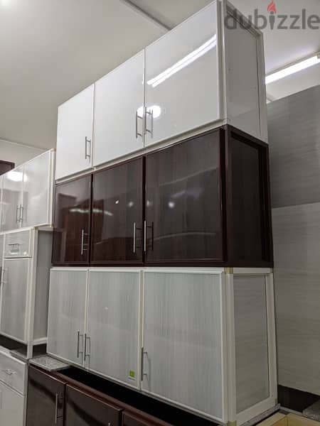 aluminum kitchen cabinet new make and sale خزانة مطبخ ألمنيوم جديدة 3