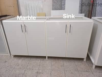 aluminum kitchen cabinet new make and sale خزانة مطبخ ألمنيوم جديدة