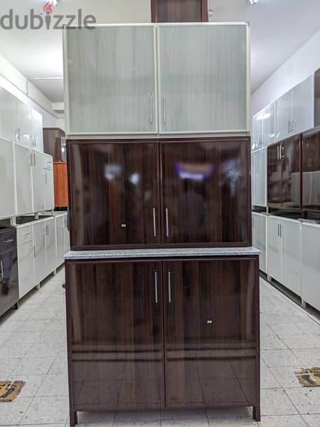 aluminum kitchen cabinet new make and sale خزانة مطبخ ألمنيوم جديدة 9