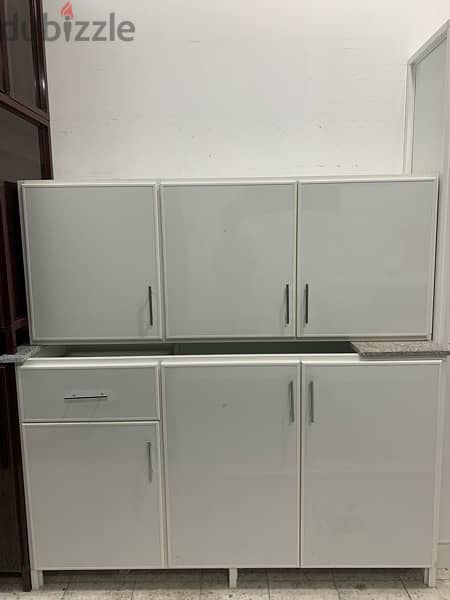 aluminum kitchen cabinet new make and sale خزانة مطبخ ألمنيوم جديدة 17