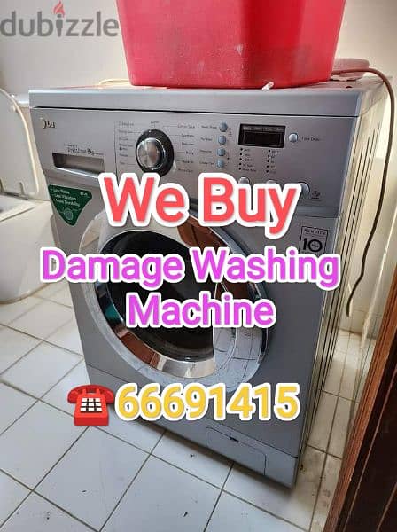 we buy damage washing machine 0