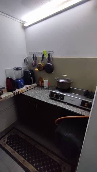 fully furnished studio for rent in matar qatheem (near lulu d ring 8