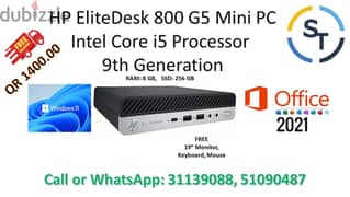 HP EliteDesk 800 G5 Mini PC 9th Generation Intel Core i5 0