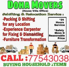moving sifting howse hold villa office furniture items