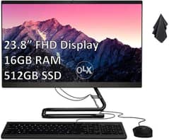 2021 Newest Lenovo 23.8-inch FHD Non-Touch All-in-One Desktop Computer 0