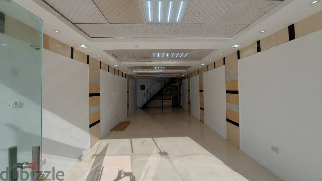 For rent shop in Muaither area Al - Tuba Commercial 100m 2 mezzanine 3