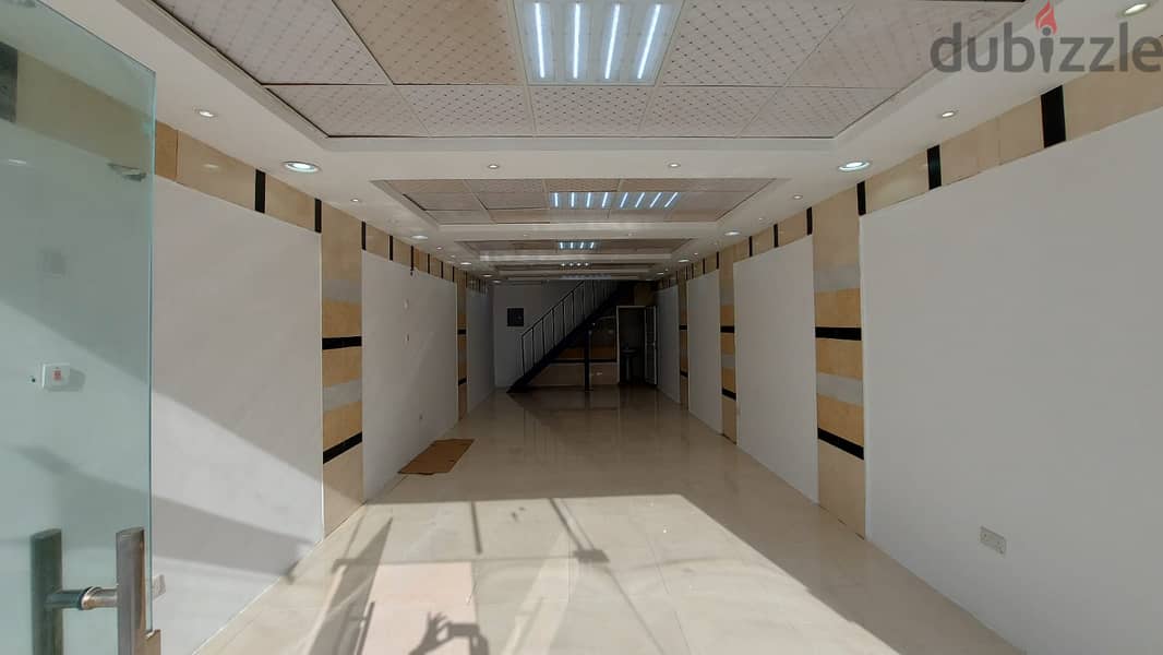 For rent shop in Muaither area Al - Tuba Commercial 100m 2 mezzanine 4