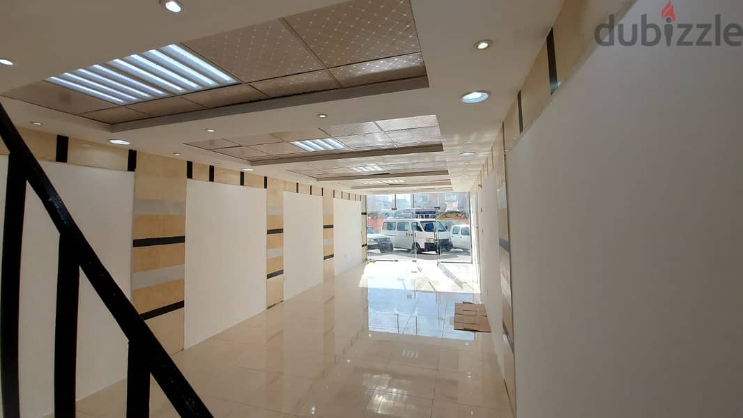 For rent shop in Muaither area Al - Tuba Commercial 100m 2 mezzanine 8