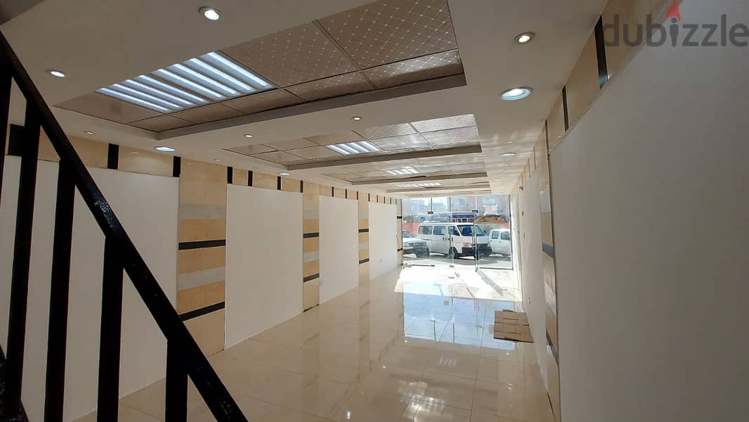 For rent shop in Muaither area Al - Tuba Commercial 100m 2 mezzanine 14
