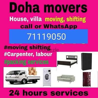 we do moving shifting carpentry work in qatar