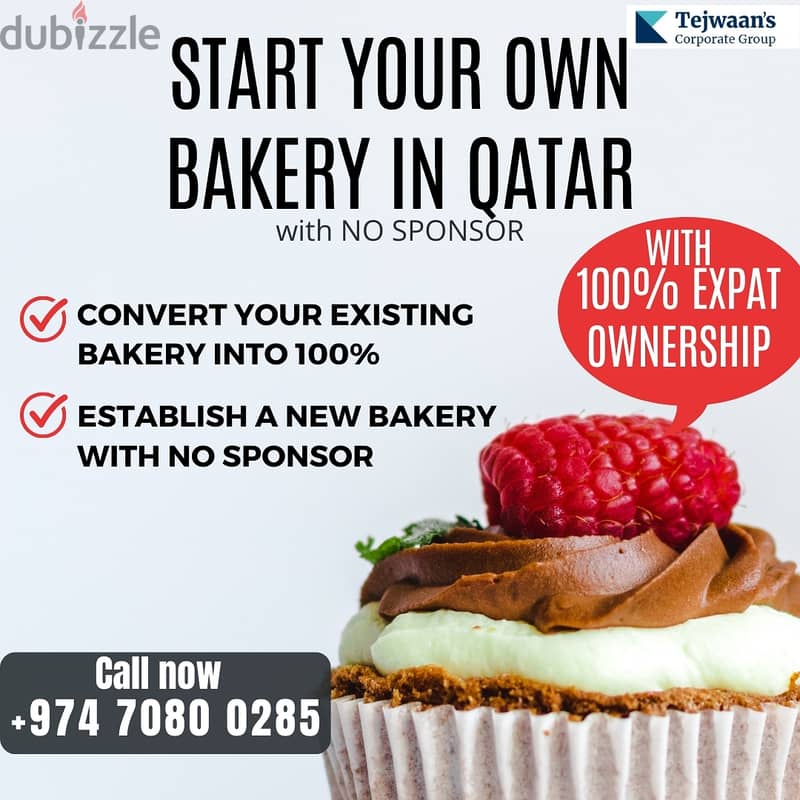 100% Bakery OWNERSHIP IN QATAR. 0