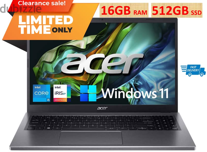 2024 Acer Aspire 5 Laptop 15 FHD IPS Intel i5 12450H 16GB RAM 512GB 0