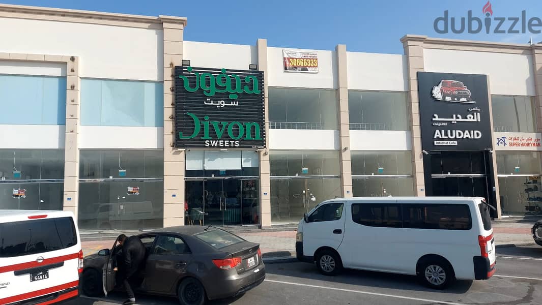 Shop for rent in al wakra brand new 100 meter Mezzanine 2