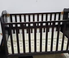 Cradle with mattress