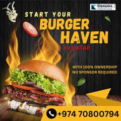 Grill & Thrill: Start Your Burger Shop in Qatar with Tejwaan!