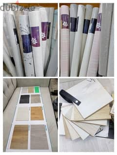Wallpaper and parquet shop / We Selling New Wallpaper and parquet