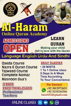 Al-Haram

Online Quran Academy

ADMISSIONS

OPEN 0