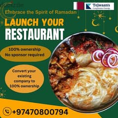 Embrace the Spirit of Ramadan: Launch Your Restaurant with Tejwaans 0