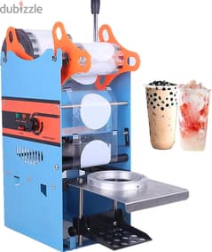 Cup Sealing Machine 300-500 Cups/Hour Electric Cup Sealer for 180mm 0