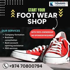 Launch Your Footwear Business in Qatar with Tejwaans Corporate Group!