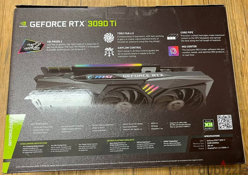 MSI GeForce RTX 3090 Ti GAMING X TRIO 24GB GDDR6X Graphics 2