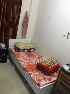 3 Bed space for rent in Al Mansoura near metro station. call 66522124